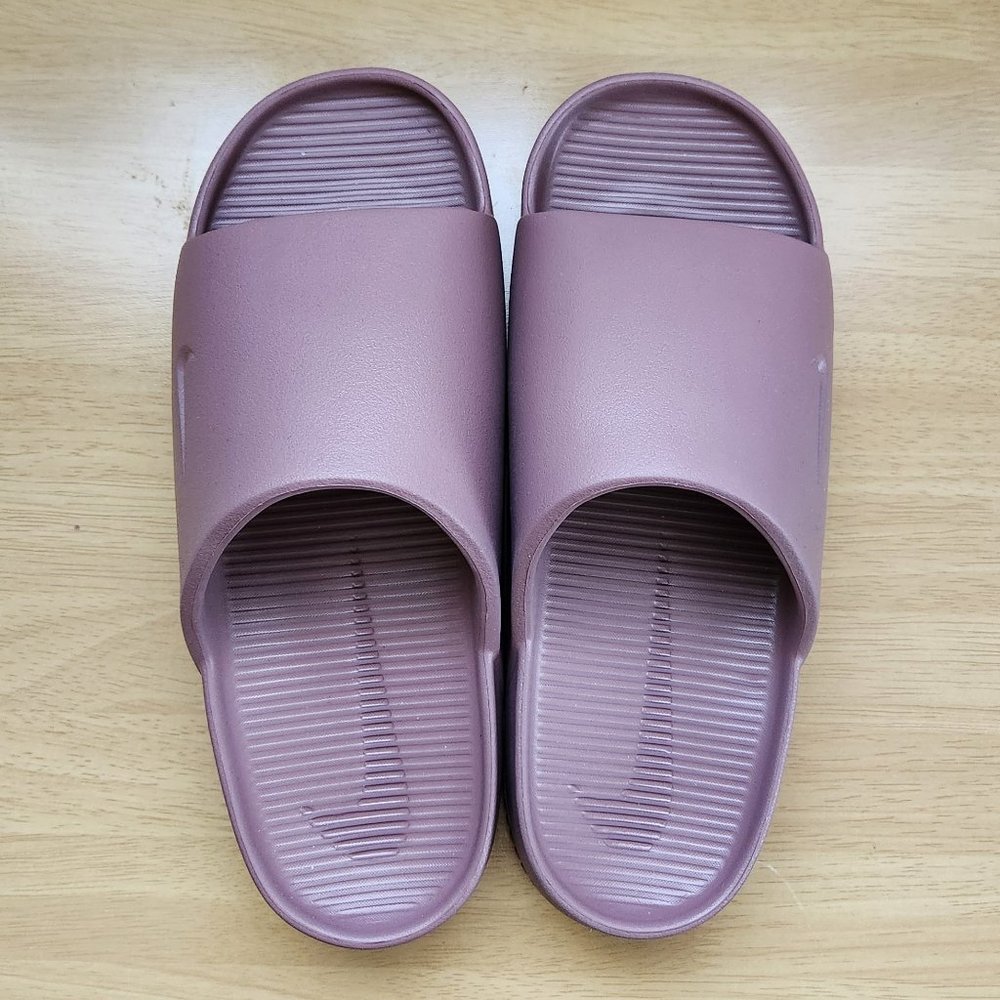 Nike Calm Slide Sandals, Smokey Mauve, Size 10, New